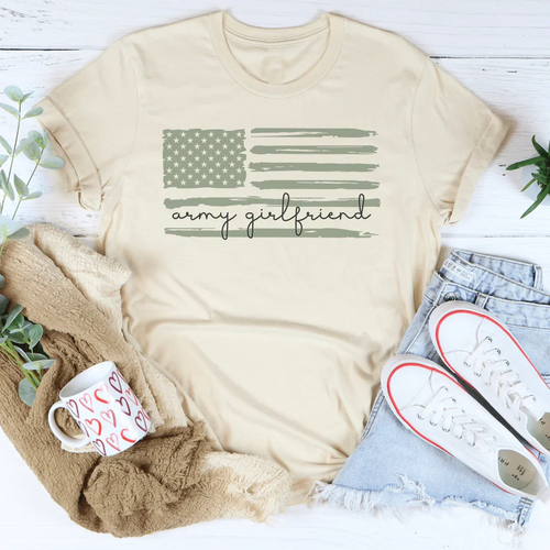 Army Girlfriend Tee - WonderingCloth