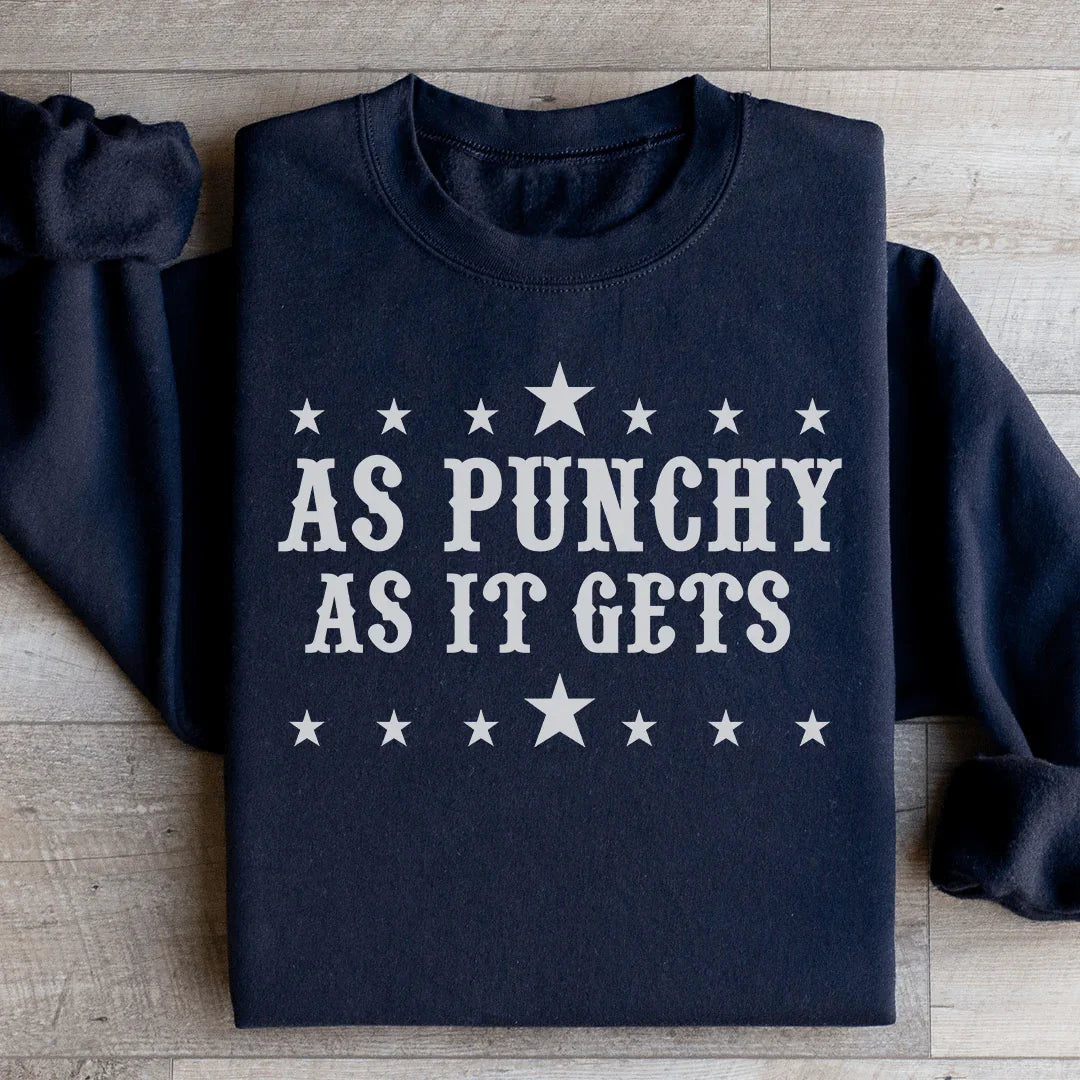 As Punchy As It Gets Sweatshirt - WonderingCloth