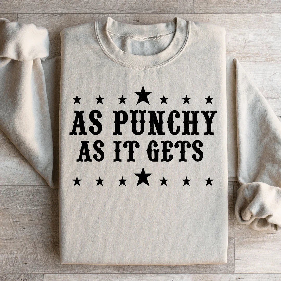As Punchy As It Gets Sweatshirt - WonderingCloth