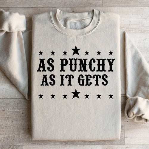 As Punchy As It Gets Sweatshirt - WonderingCloth