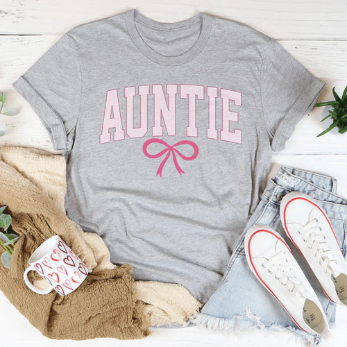 Auntie Coquette Bow Tee - WonderingCloth