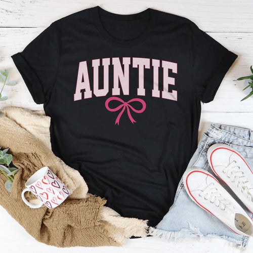 Auntie Coquette Bow Tee - WonderingCloth