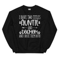 Auntie & Dogmom Sweatshirt - WonderingCloth