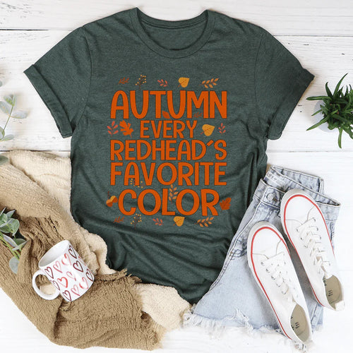 Autumn Every Redhead's Favorite Color Tee - WonderingCloth