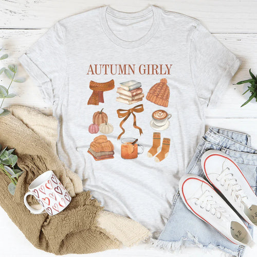 Autumn Girly Tee - WonderingCloth