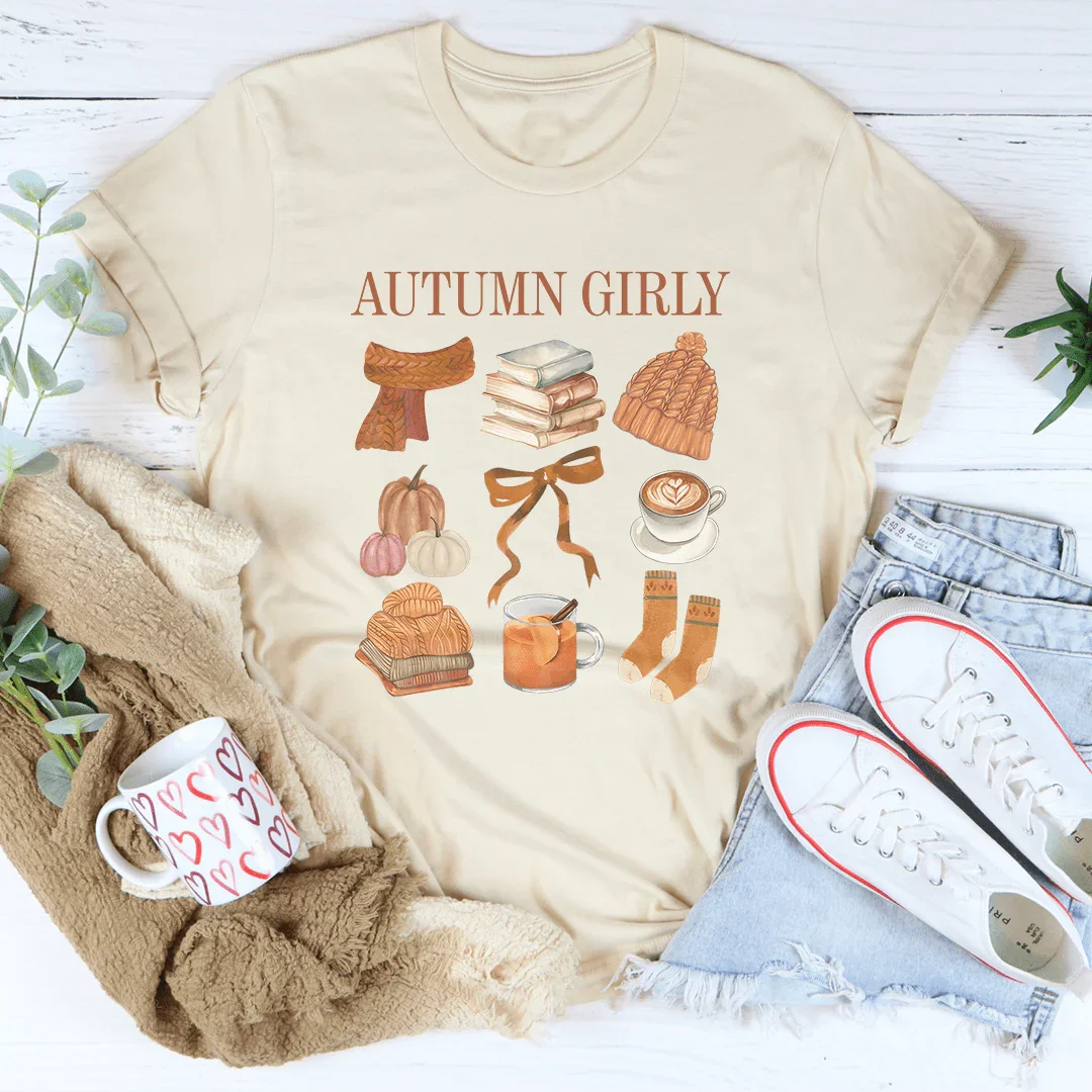 Autumn Girly Tee - WonderingCloth
