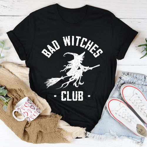 Bad Witches Club Tee - WonderingCloth