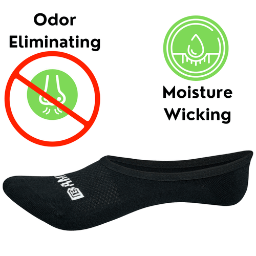Bamboo Sports Super Low Cut No Show Bamboo Rayon Socks- Breathable, Moisture Wicking, Odor Eliminating, 4 Pair - WonderingCloth