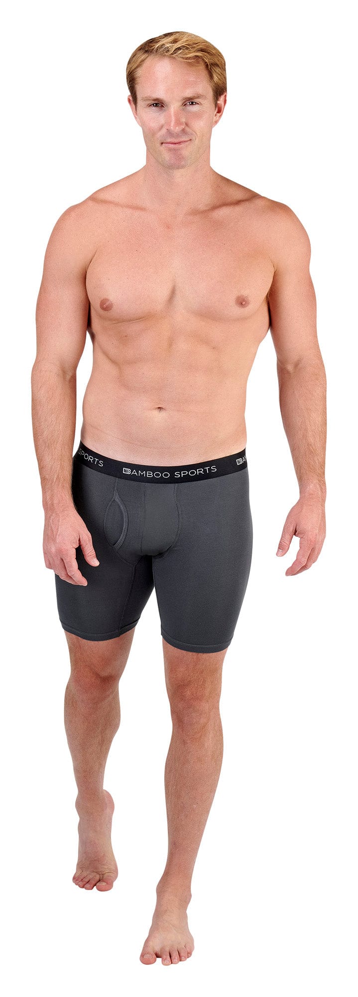 Men's 6" Inseam Bamboo Rayon Boxer Briefs - 4 Pack - WonderingCloth