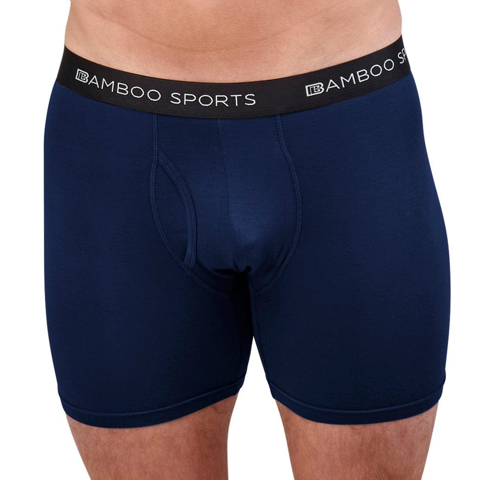 Men's 4" Inseam Bamboo Rayon Boxer Briefs - 4 Pack - WonderingCloth