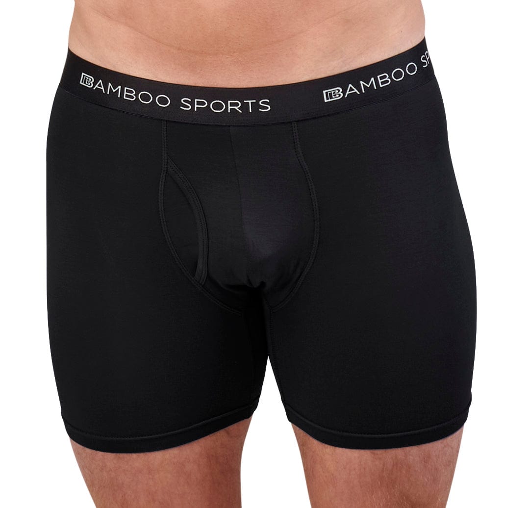 Men's 4" Inseam Bamboo Rayon Boxer Briefs - 4 Pack - WonderingCloth