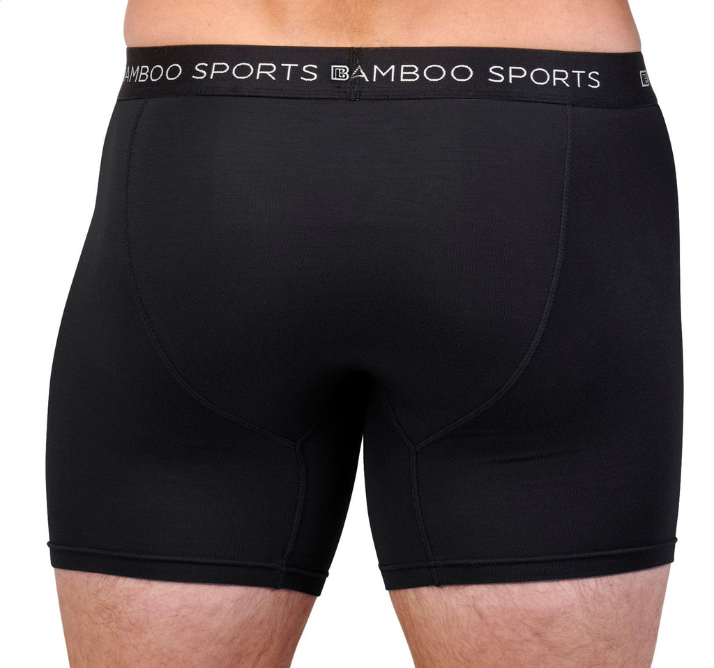 Men's 4" Inseam Bamboo Rayon Boxer Briefs - 4 Pack - WonderingCloth
