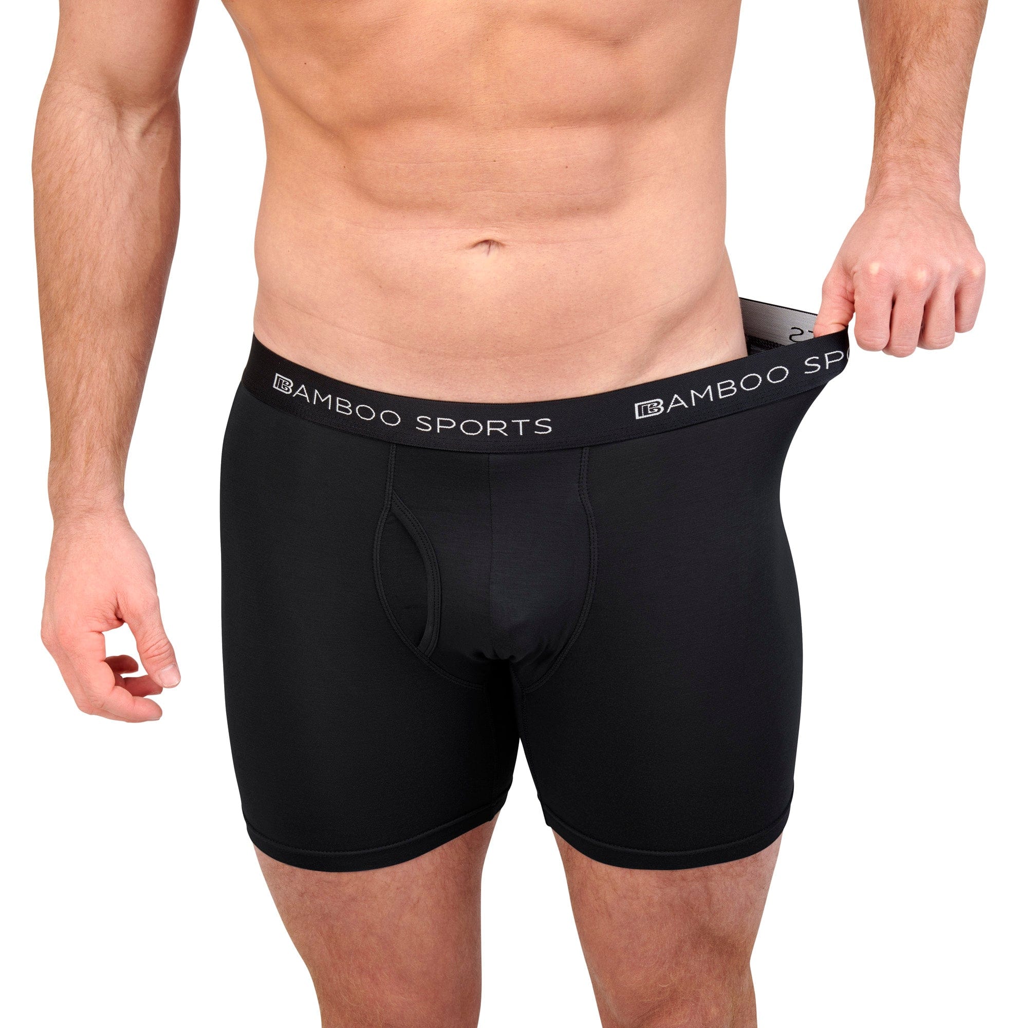 Men's 4" Inseam Bamboo Rayon Boxer Briefs - 4 Pack - WonderingCloth