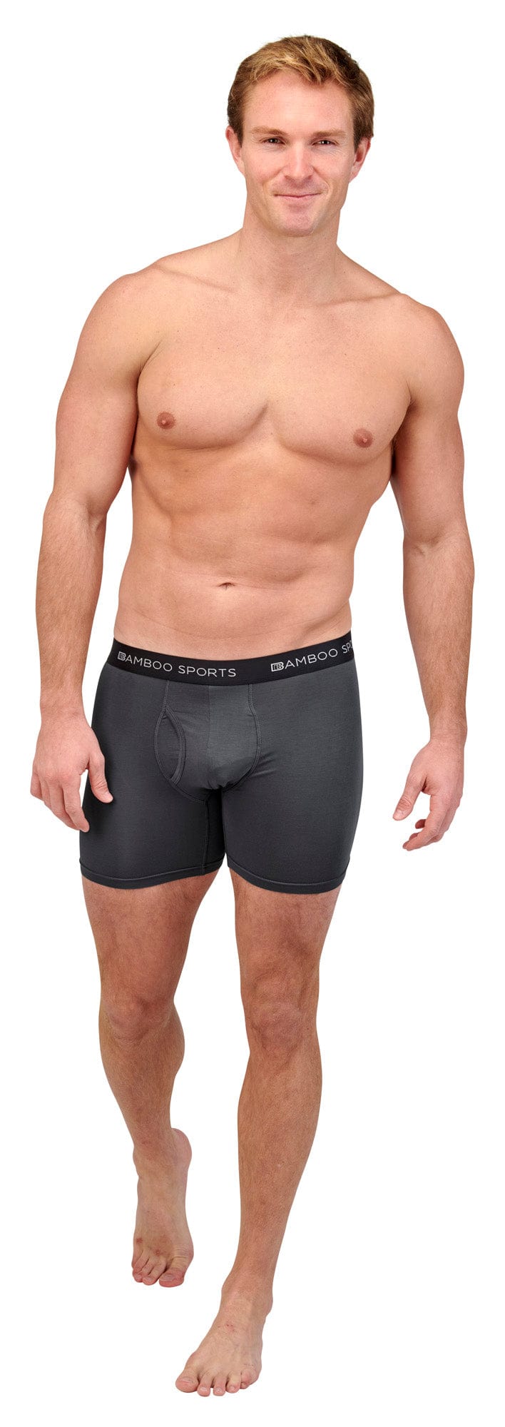 Men's 4" Inseam Bamboo Rayon Boxer Briefs - 4 Pack - WonderingCloth