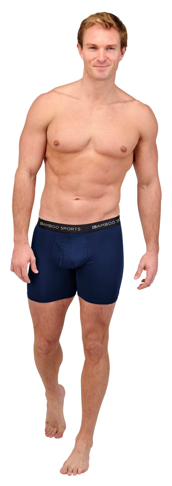 Men's 4" Inseam Bamboo Rayon Boxer Briefs - 4 Pack - WonderingCloth