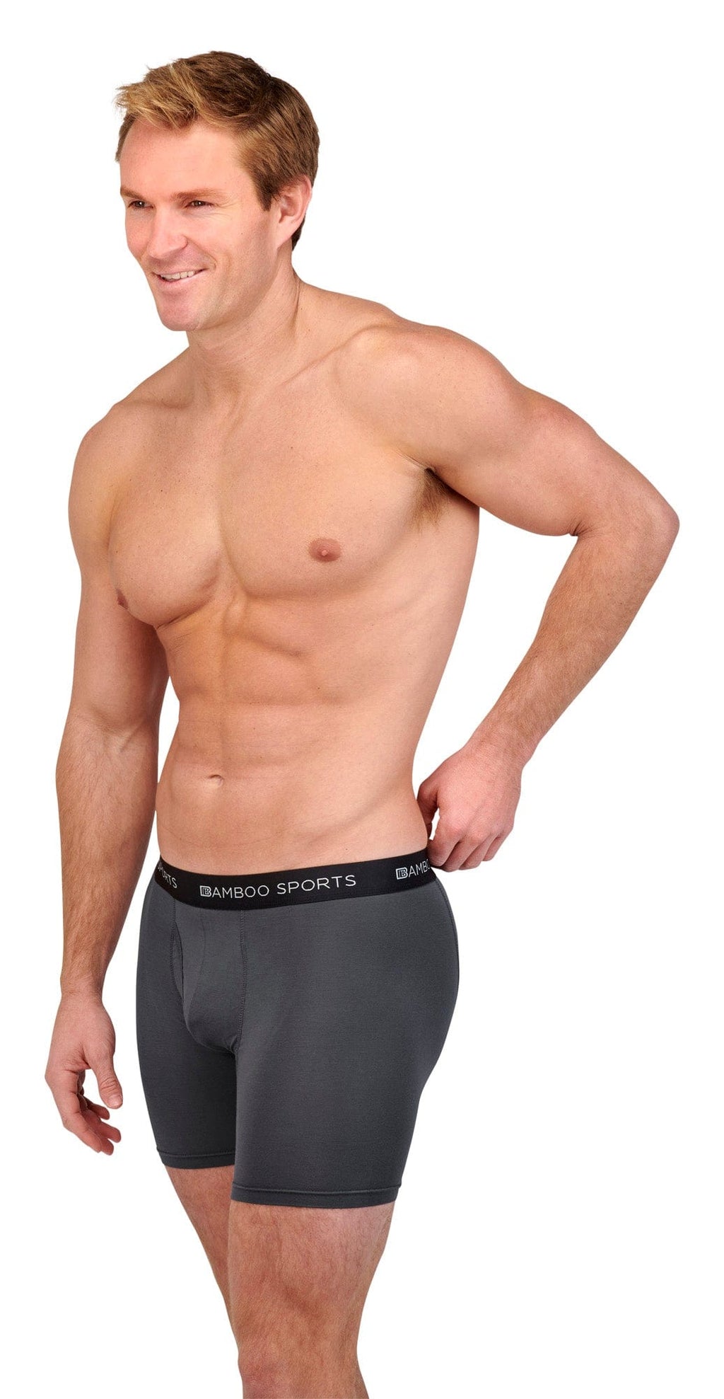 Men's 4" Inseam Bamboo Rayon Boxer Briefs - 4 Pack - WonderingCloth