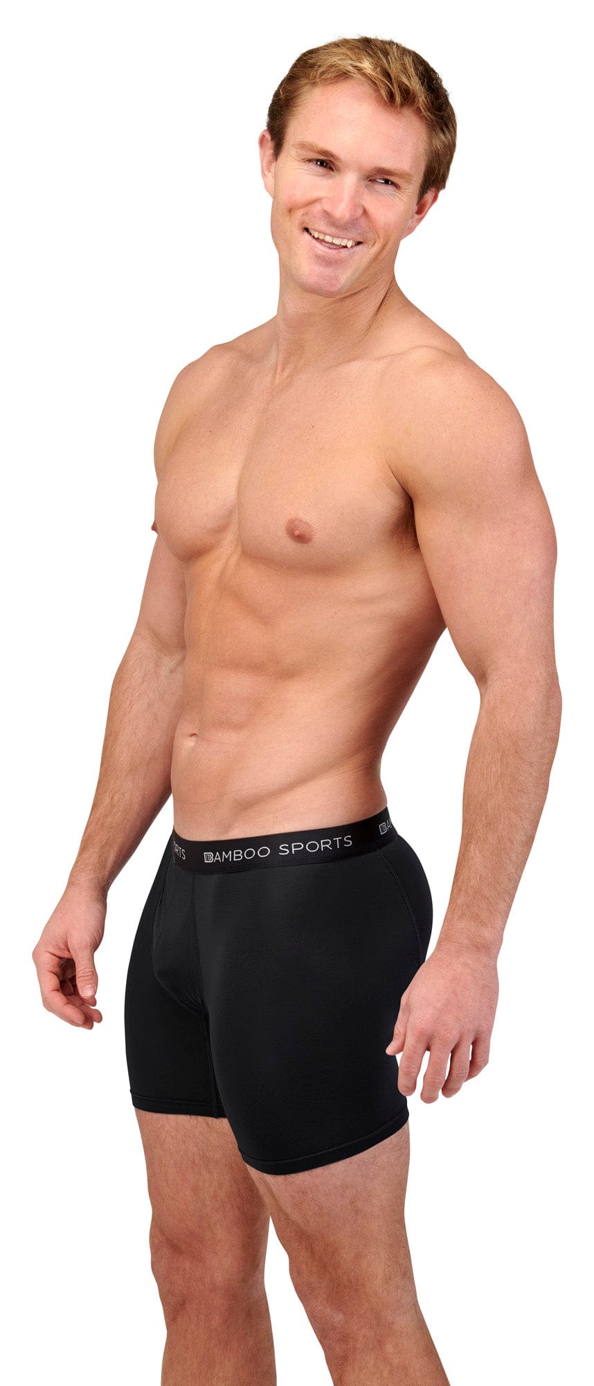 Men's 4" Inseam Bamboo Rayon Boxer Briefs - 4 Pack - WonderingCloth