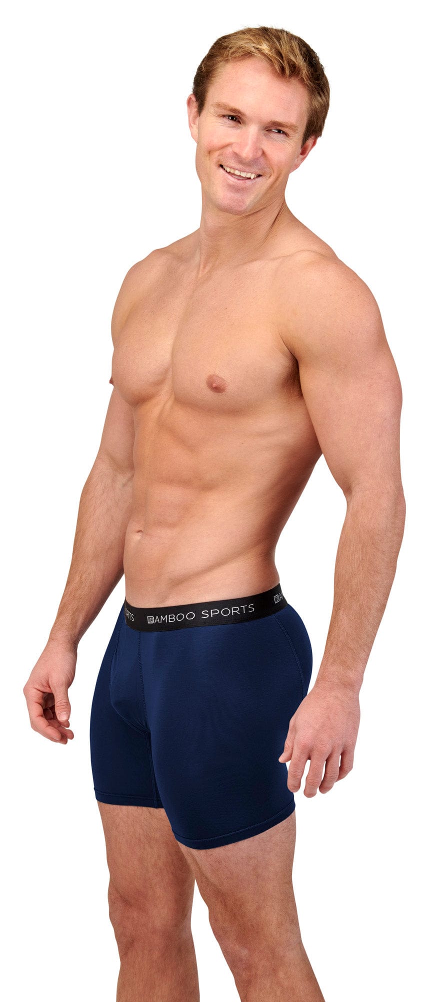 Men's 4" Inseam Bamboo Rayon Boxer Briefs - 4 Pack - WonderingCloth