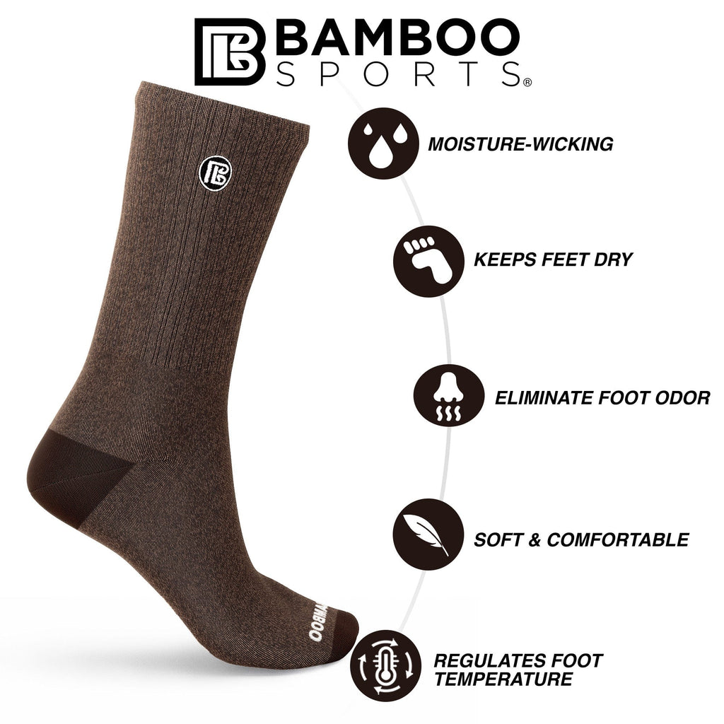 Premium Bamboo Rayon Crew Socks - WonderingCloth