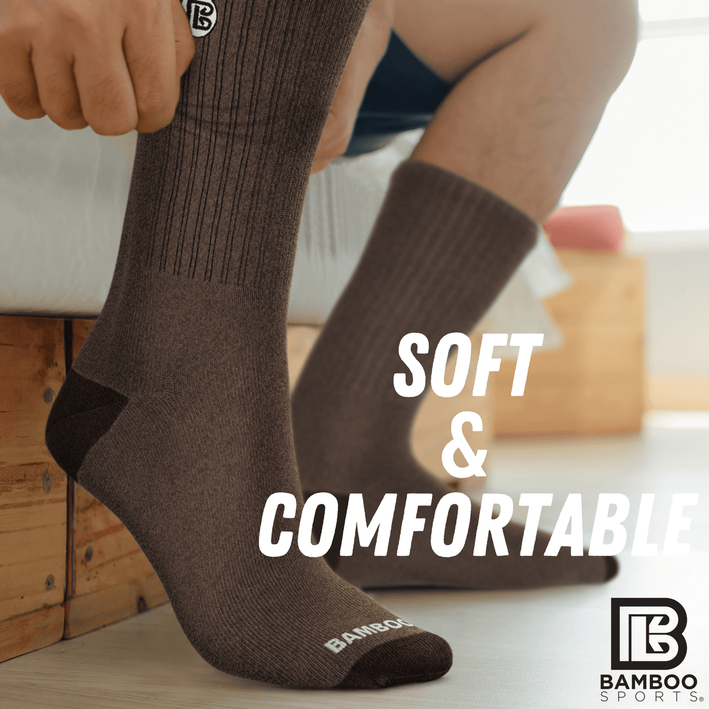 Premium Bamboo Rayon Crew Socks - WonderingCloth