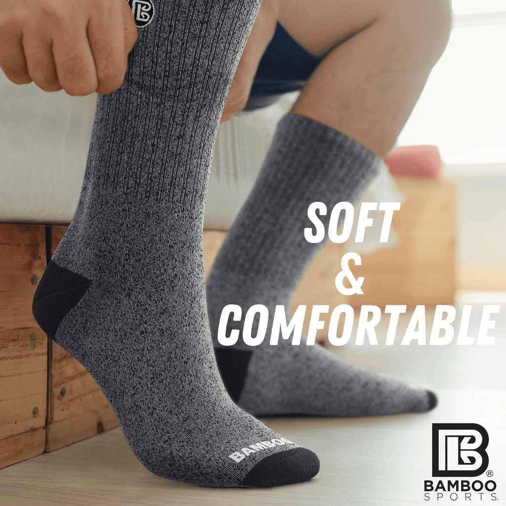 Premium Bamboo Rayon Crew Socks - WonderingCloth