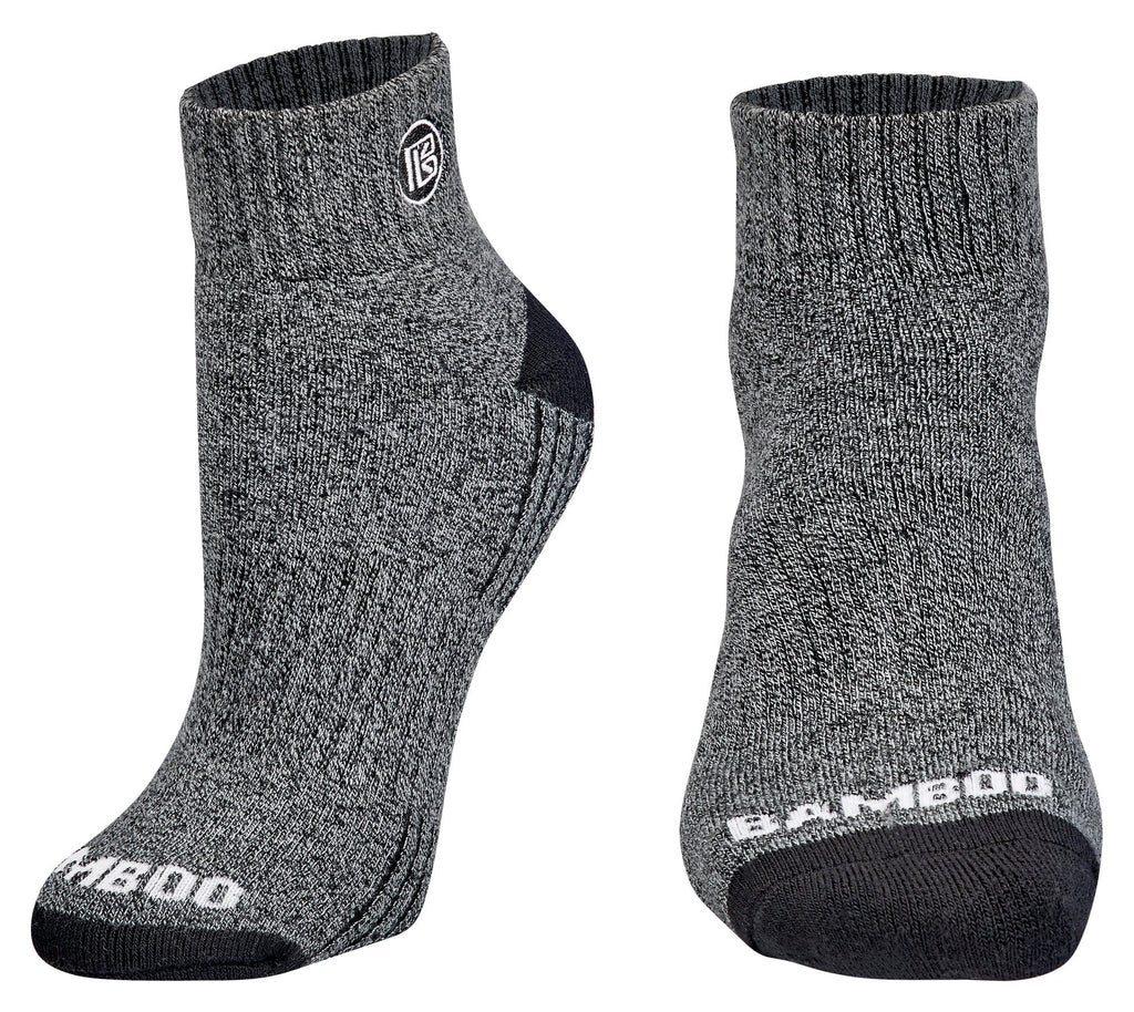 Premium Bamboo Rayon Quarter High Crew Socks - WonderingCloth