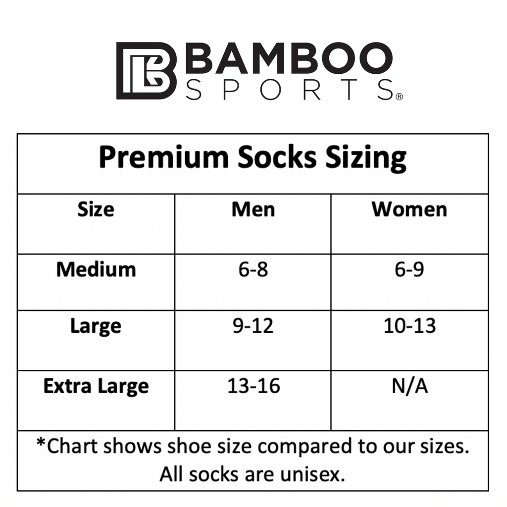 Premium Bamboo Rayon Crew Socks - WonderingCloth