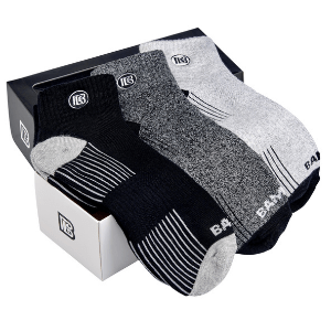 Premium Bamboo Rayon Quarter Crew Socks Gift Box - WonderingCloth