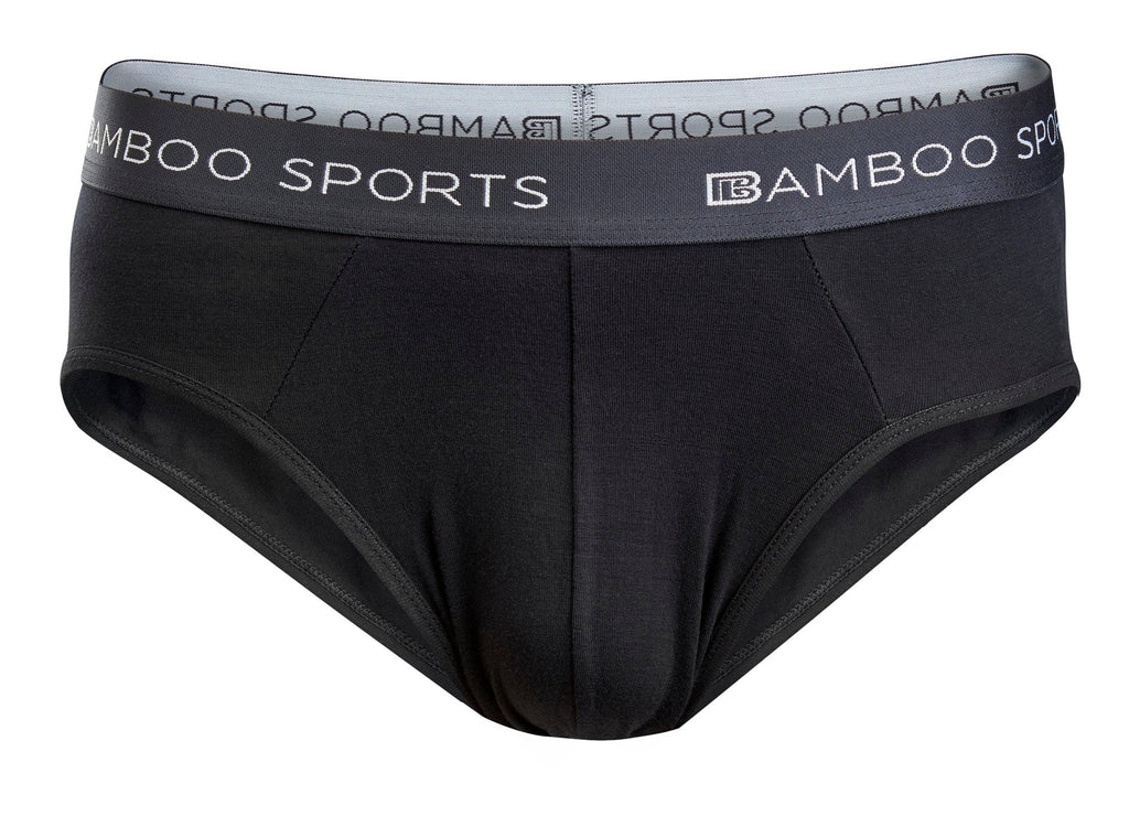 Men's Bamboo Rayon No Fly Briefs Available in all sizes & 3 Colors, 4 Pack - WonderingCloth