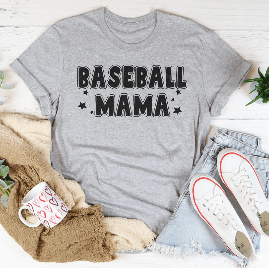 Baseball Mama Tee - WonderingCloth