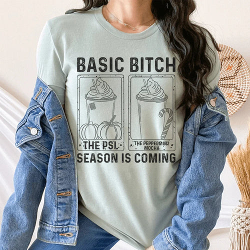 Basic B Season Is Coming Tee - WonderingCloth