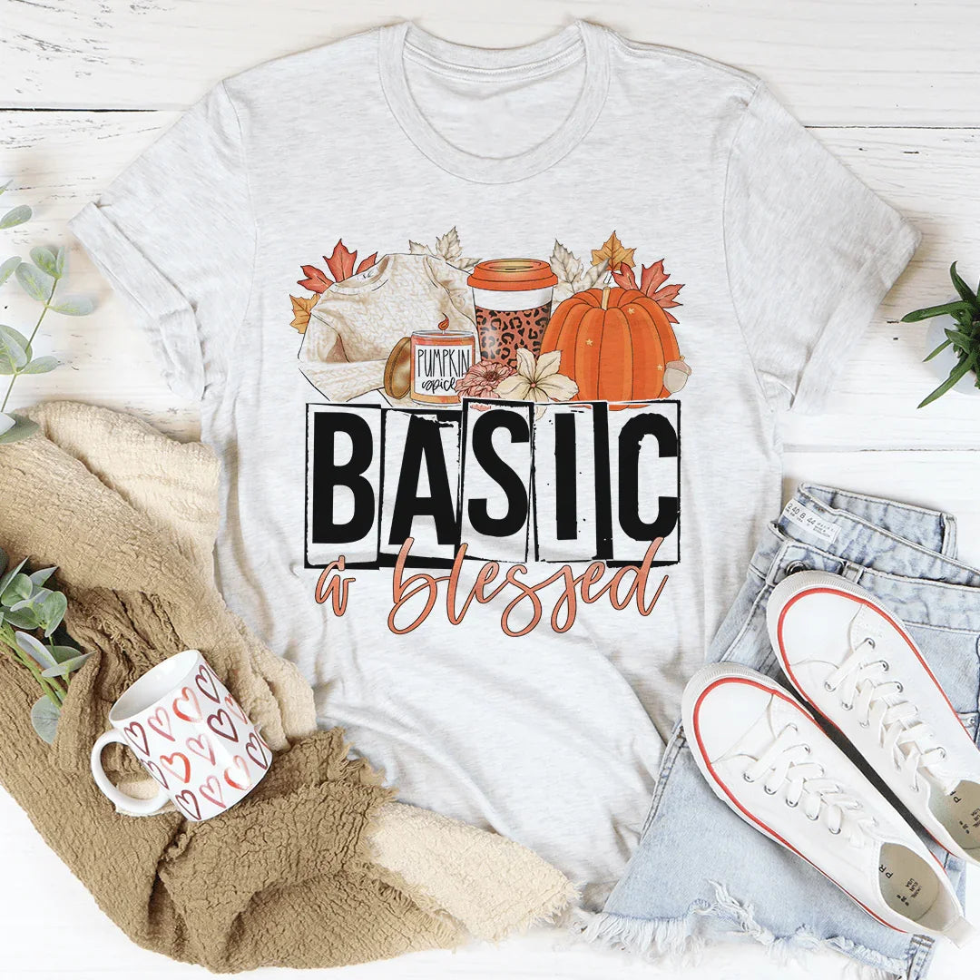 Basic & Blessed Tee - WonderingCloth