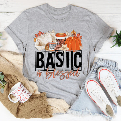 Basic & Blessed Tee - WonderingCloth