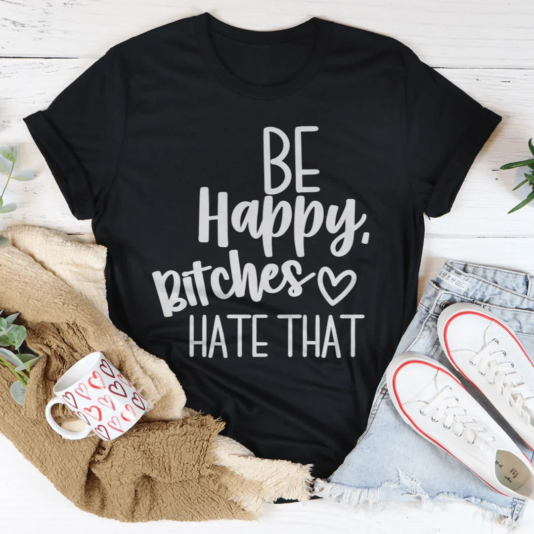 Be Happy Tee - WonderingCloth
