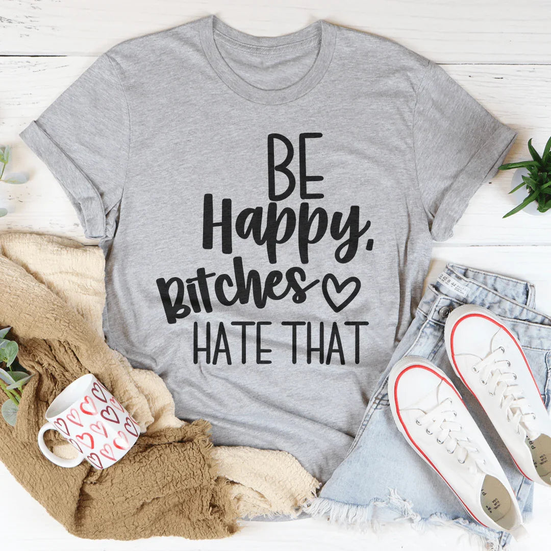 Be Happy Tee - WonderingCloth