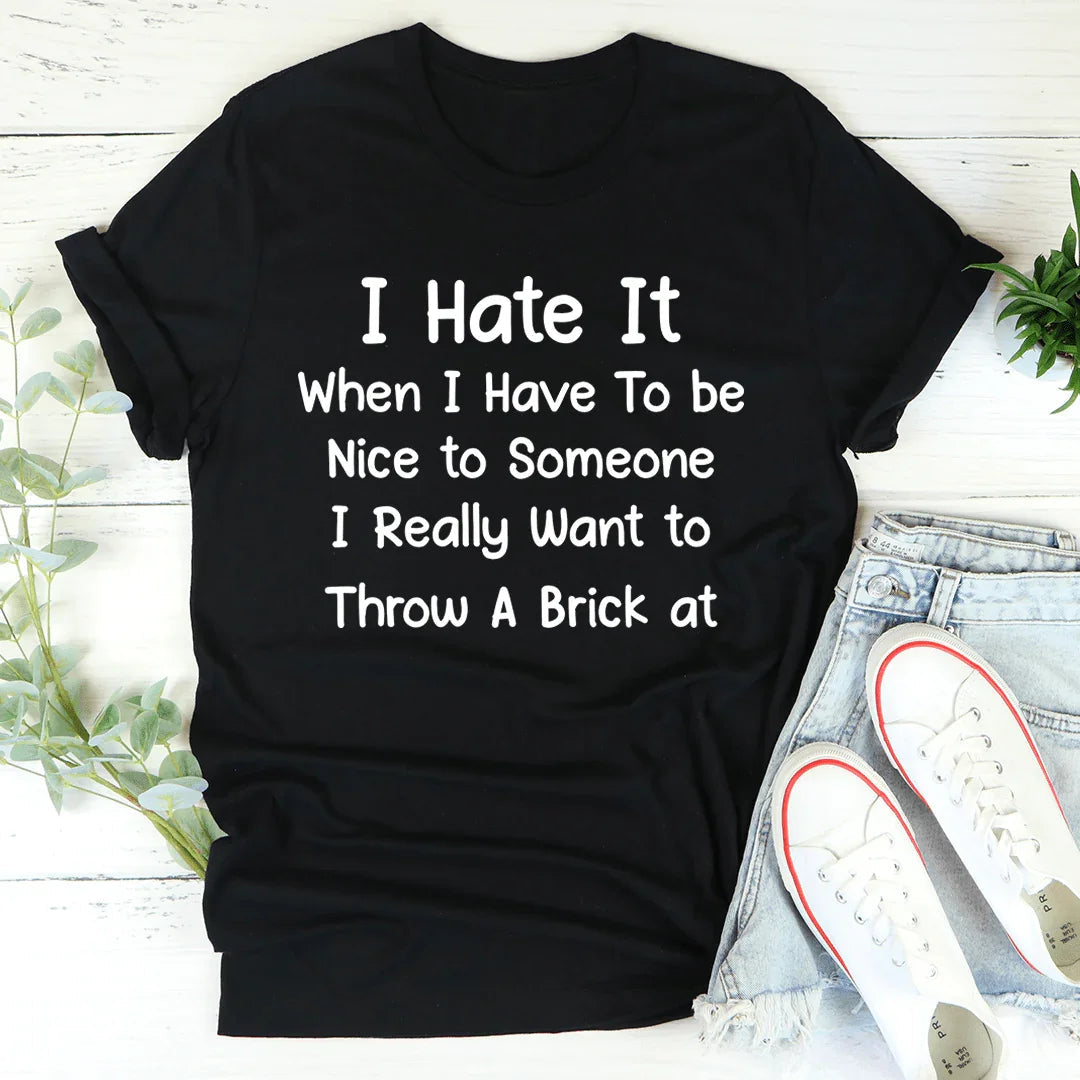 Be Nice Tee - WonderingCloth