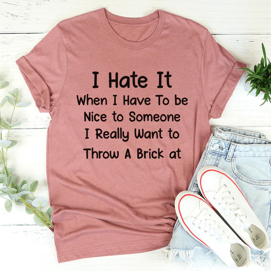 Be Nice Tee - WonderingCloth
