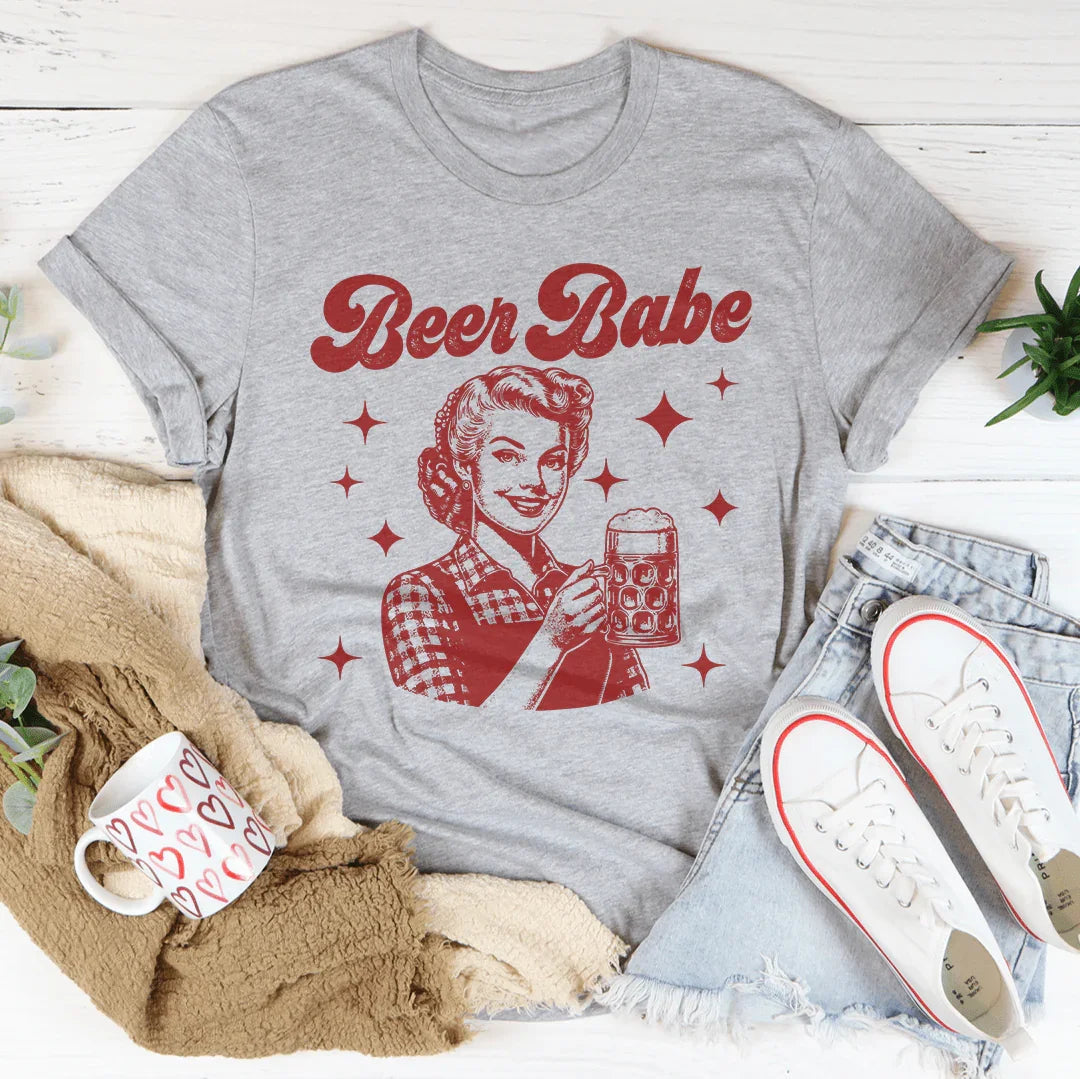 Beer Babe Tee - WonderingCloth