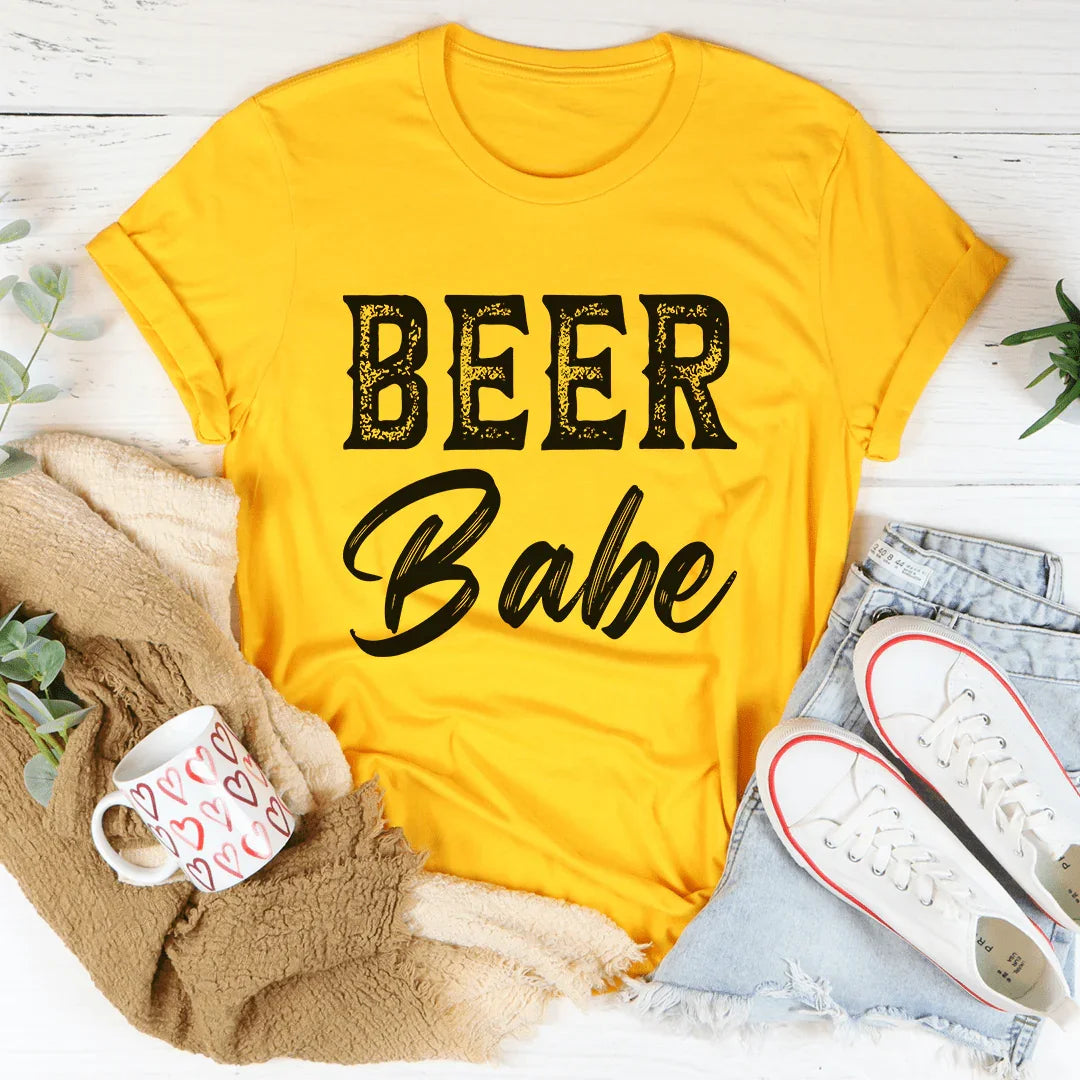 Beer Babe Tee - WonderingCloth