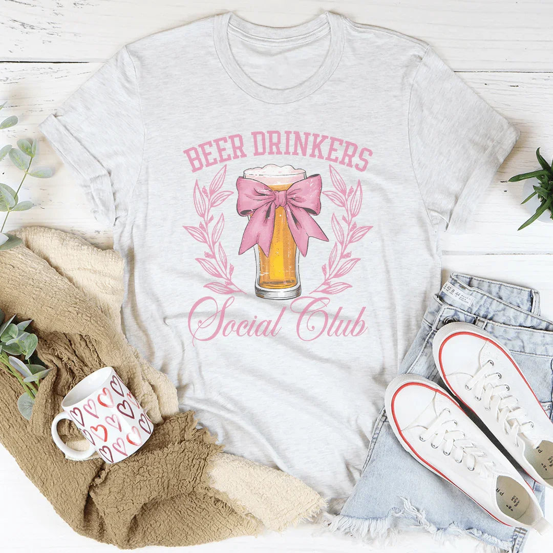 Beer Drinkers Social Club Tee - WonderingCloth