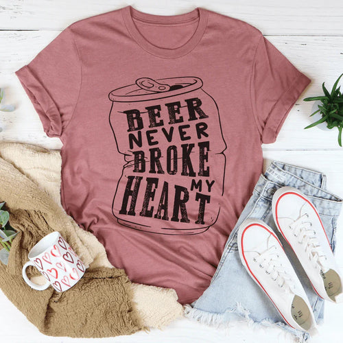 Beer Never Broke My Heart Tee - WonderingCloth
