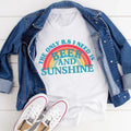 Beer & Sunshine Tee - WonderingCloth