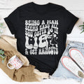 Being A Man Seems Easy All You Gotta Do Is Lie And Get Haircuts Tee - WonderingCloth