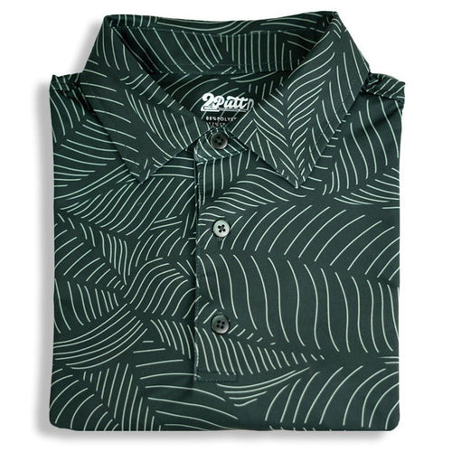 Bermuda Leaf Men's Polo - WonderingCloth