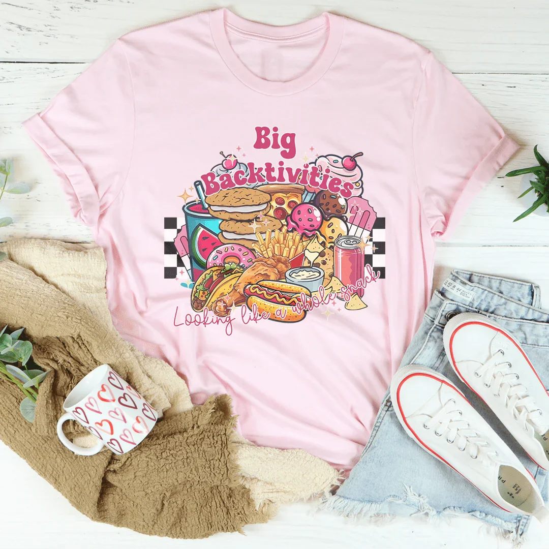 Big Backtivities Tee - WonderingCloth