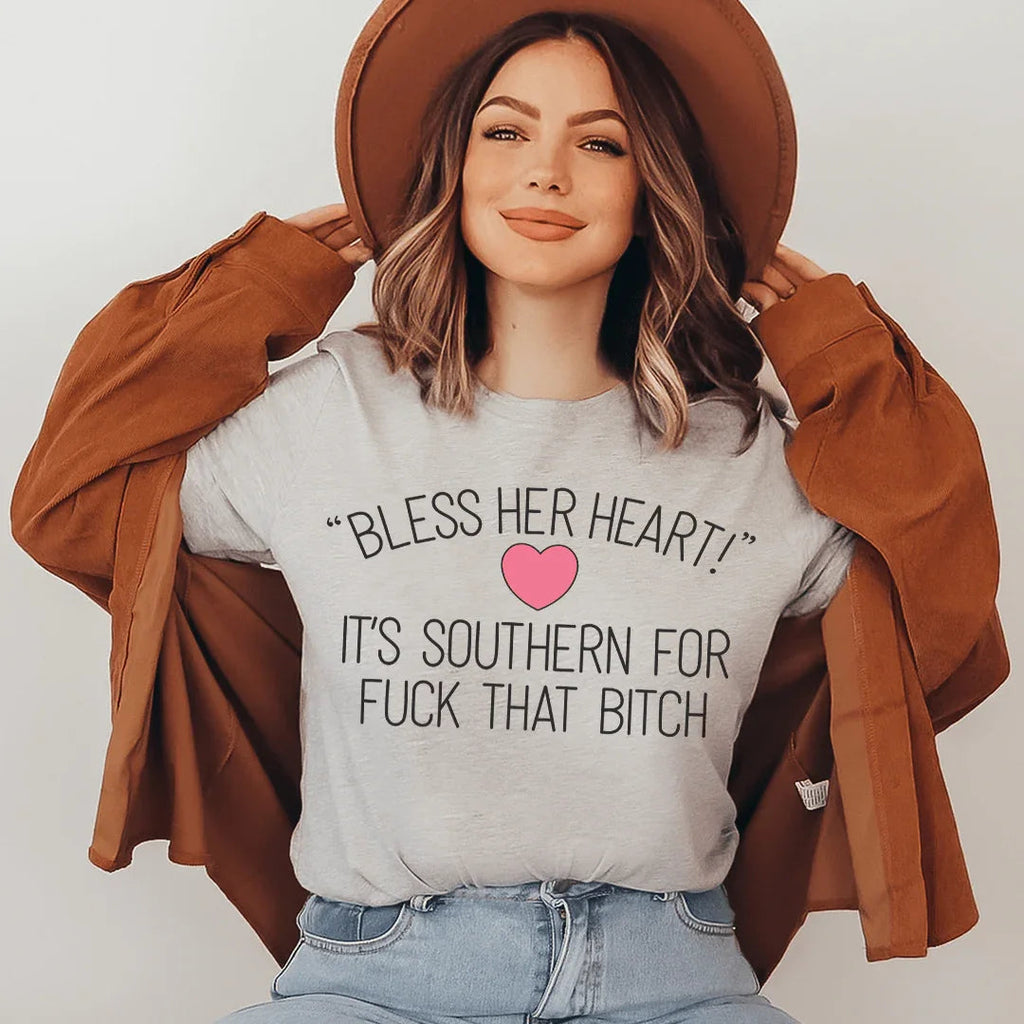 Bless Her Heart Tee - WonderingCloth
