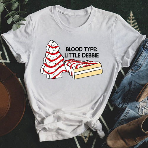 Blood Type Little Debbie Tee - WonderingCloth
