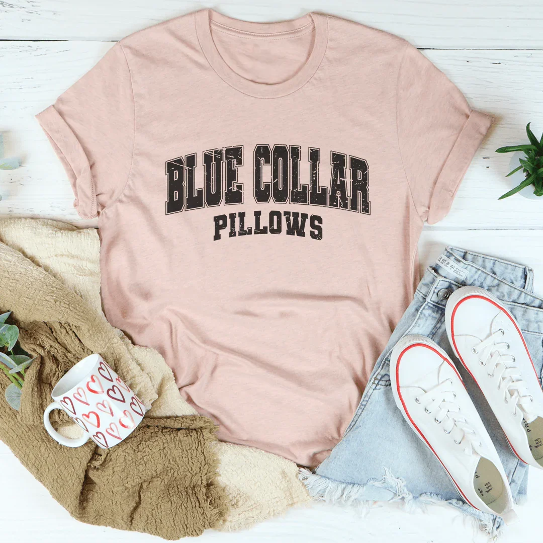 Blue Collar Pillows Tee - WonderingCloth