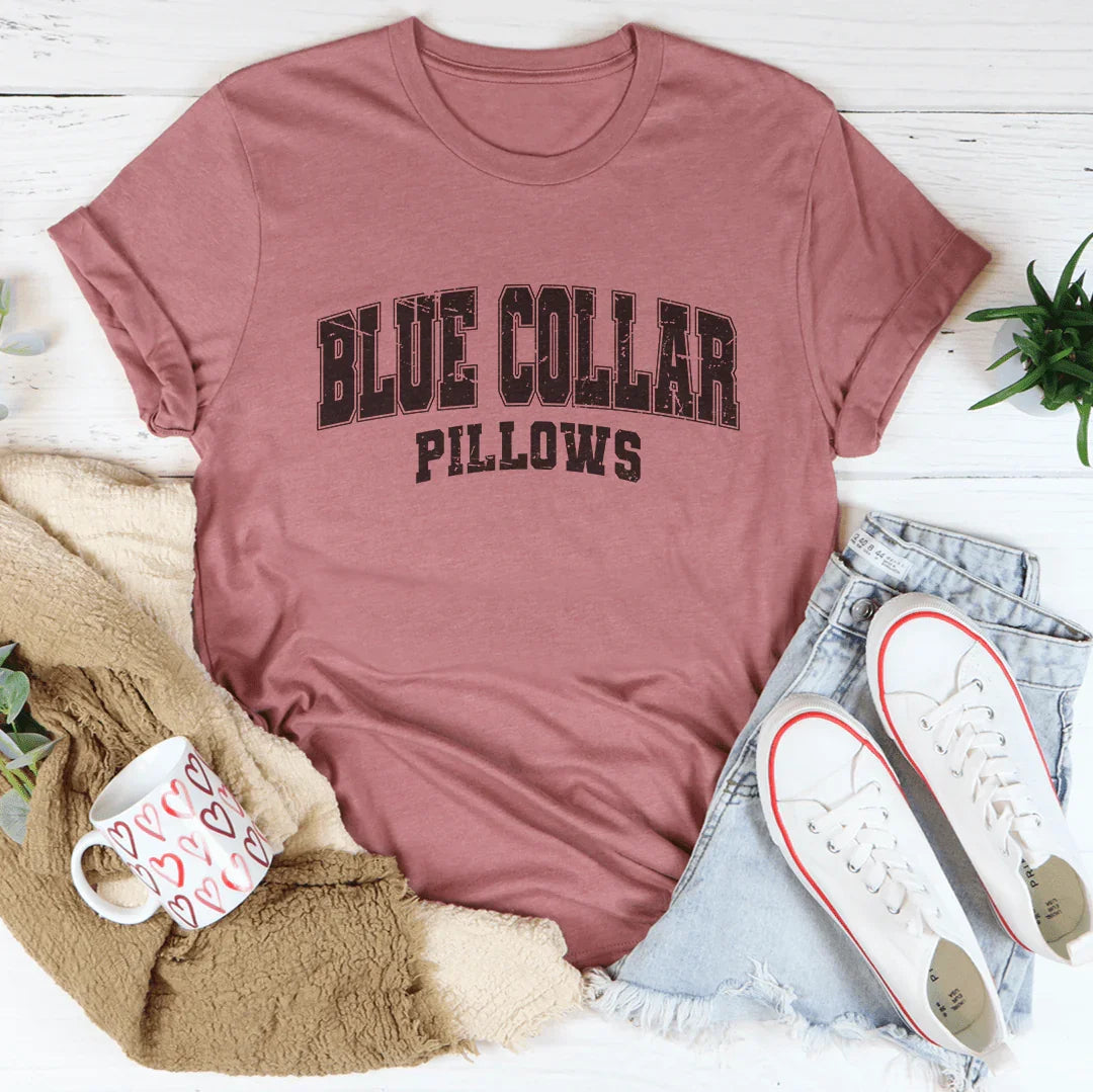 Blue Collar Pillows Tee - WonderingCloth