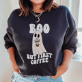 Boo But First Coffee Sweatshirt - WonderingCloth
